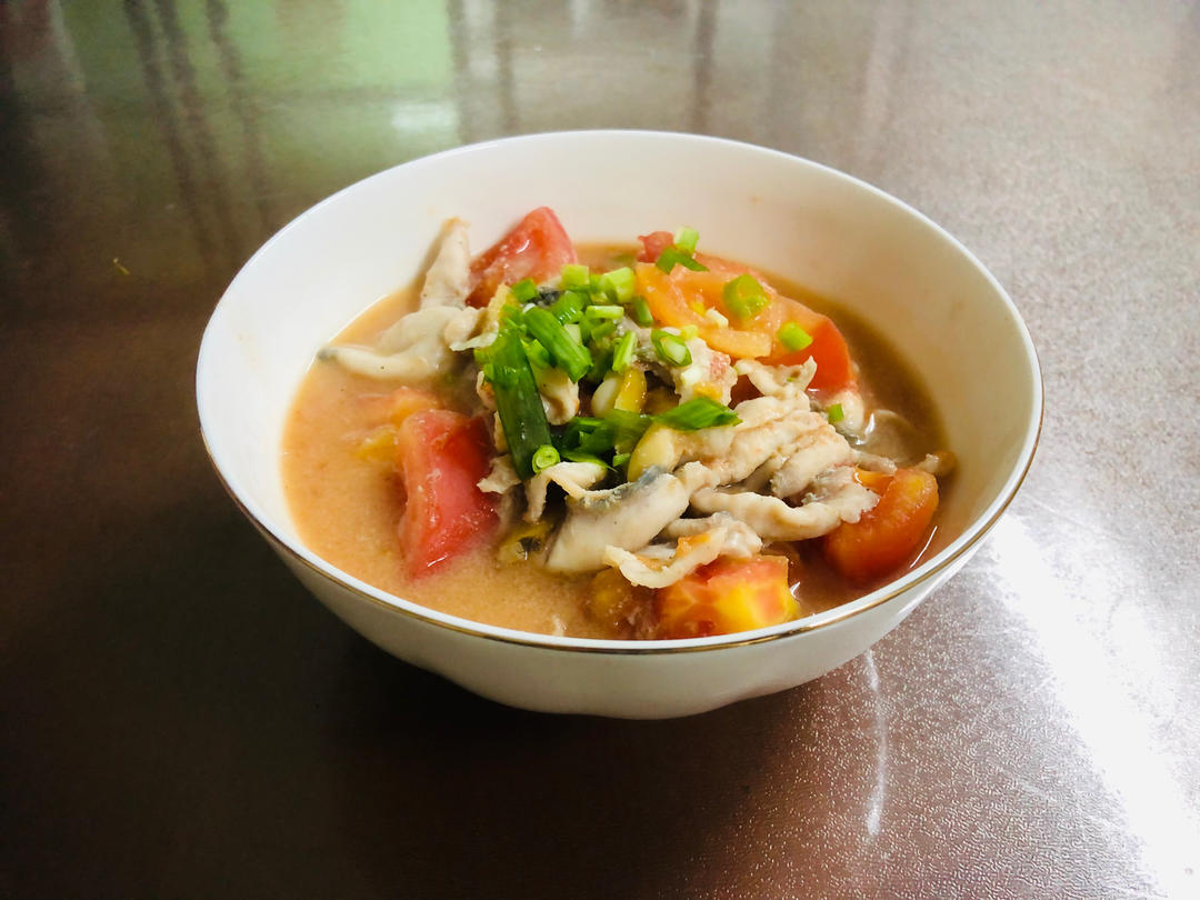 番茄鱼片汤