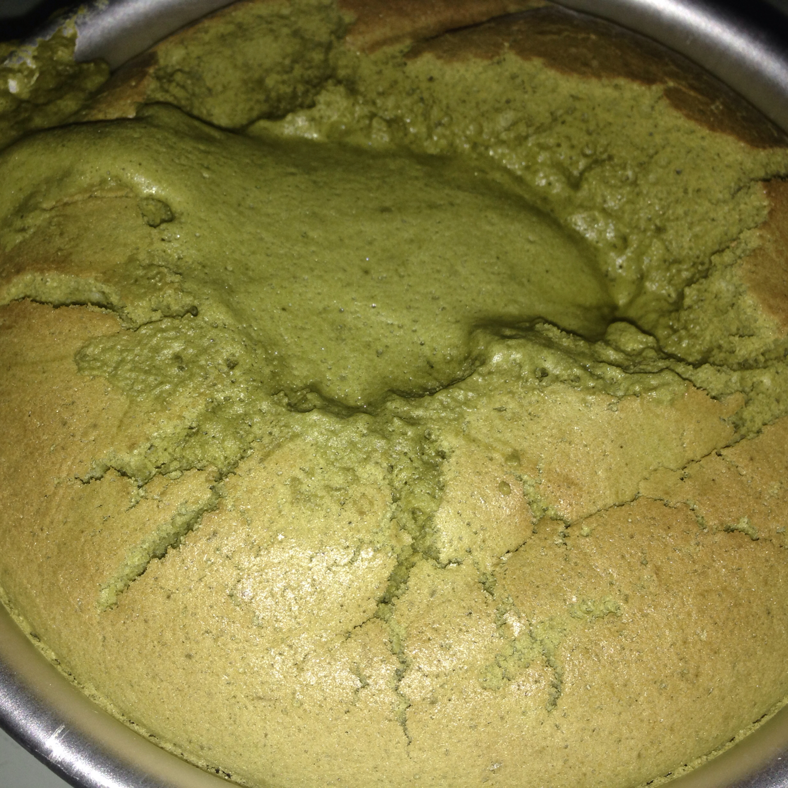 6寸抹茶戚风蛋糕