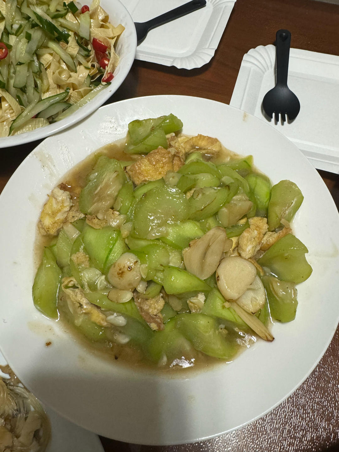 简单快手，五分钟搞定的丝瓜炒蛋