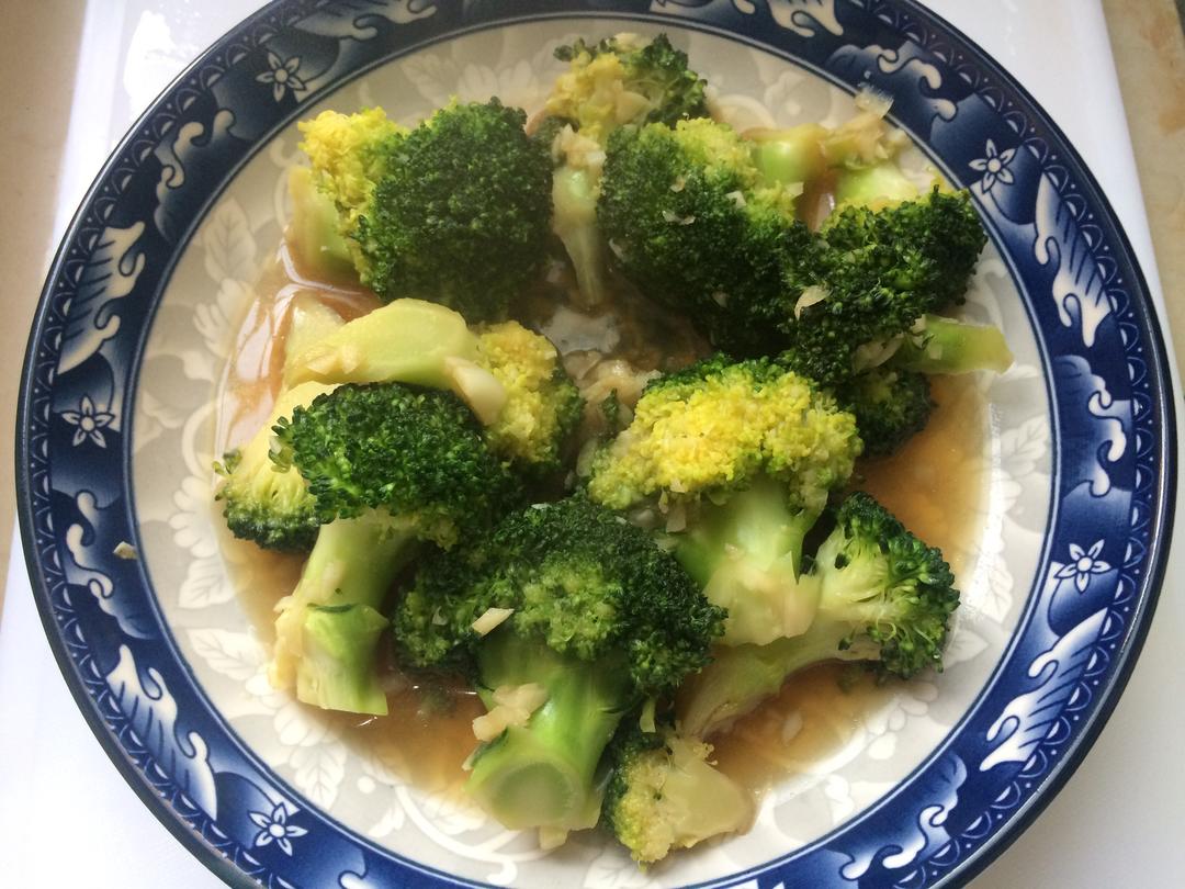 蚝油西兰花的做法