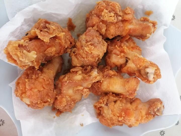 不用炸鸡粉也可以炸出酥脆炸鸡腿