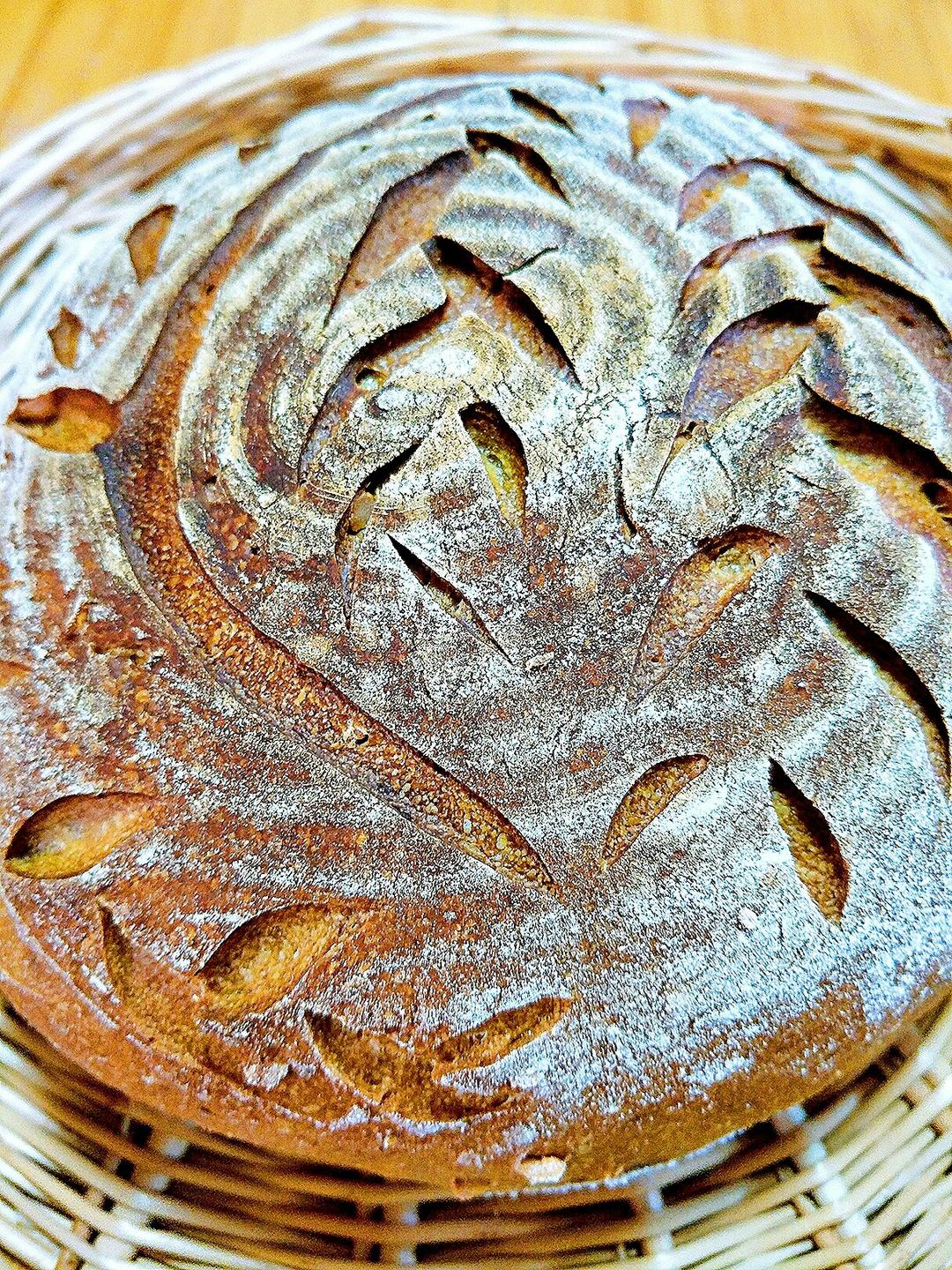 天然酵种肉桂南瓜核桃欧包