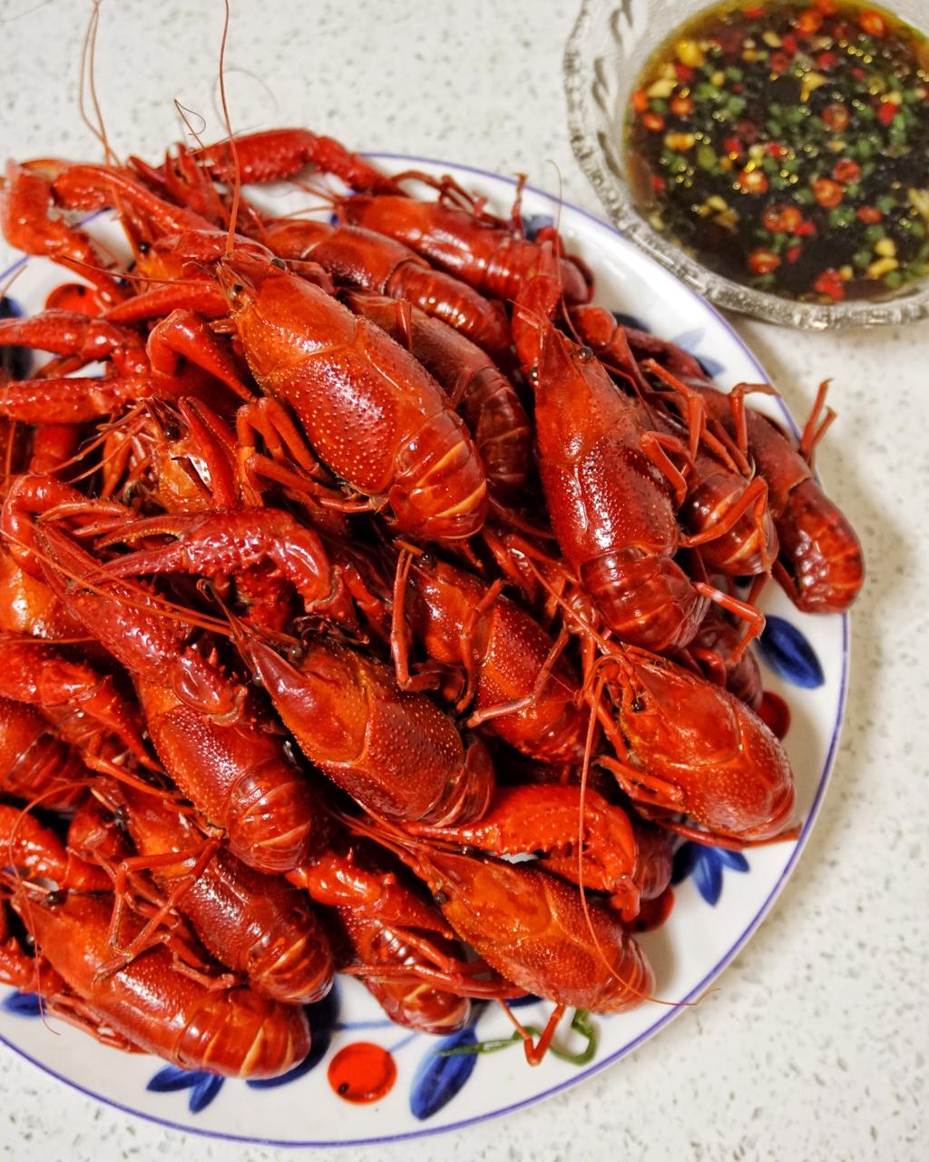 yellowgreen做的蒸小龙虾