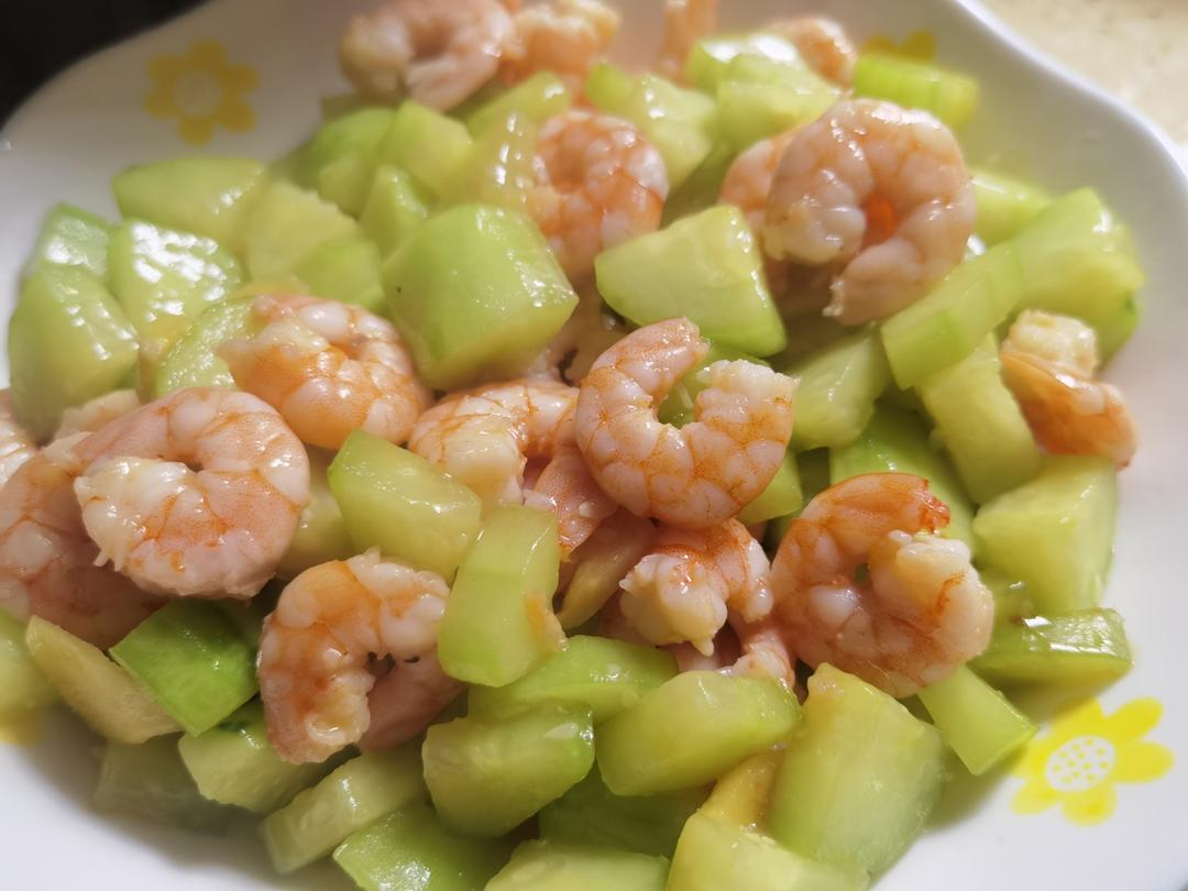 虾仁炒黄瓜