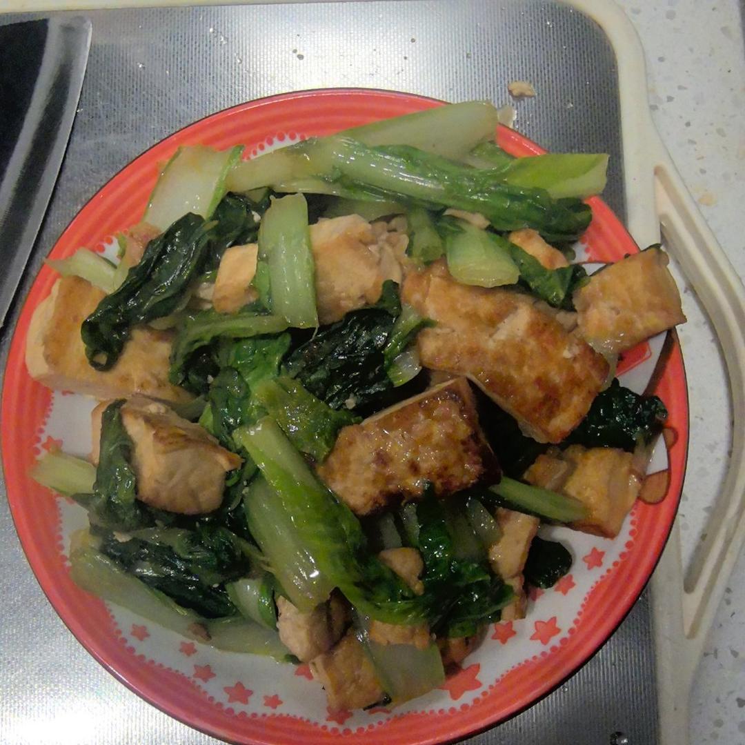 小白菜炖豆腐