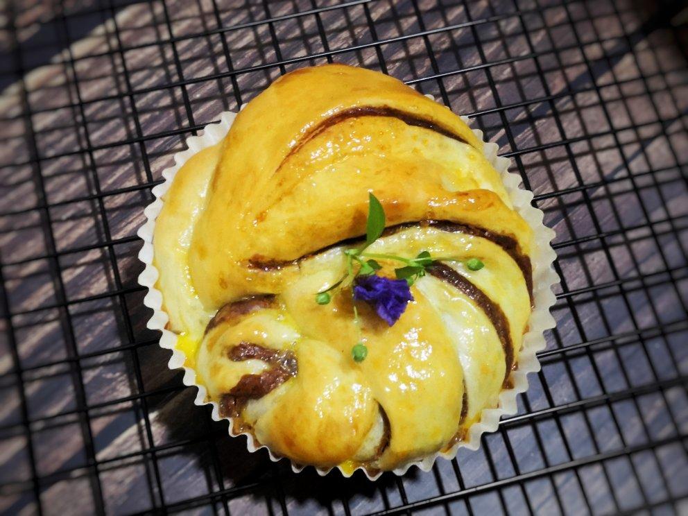 豆沙卷面包