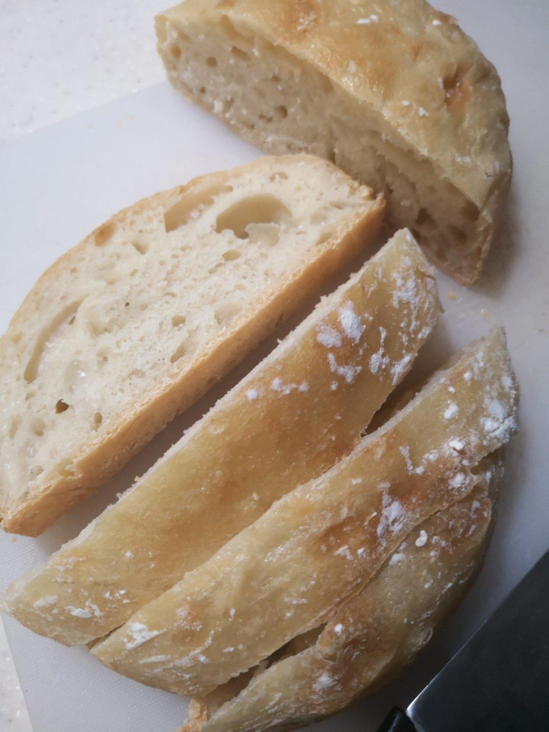欧包/乡村面包-无油不用揉 No Knead Bread