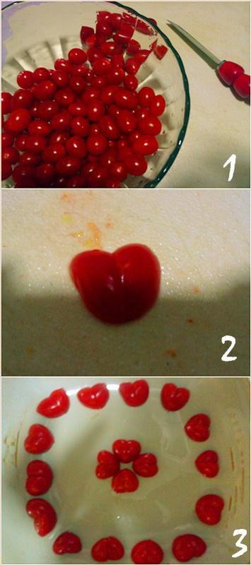 爱心小番茄的做法