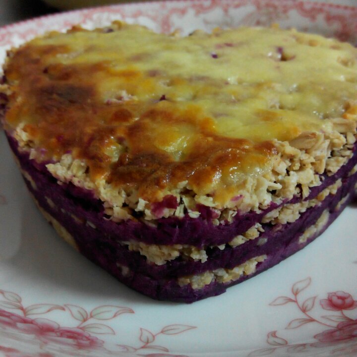 薰ve做的芝士麦香焗紫薯