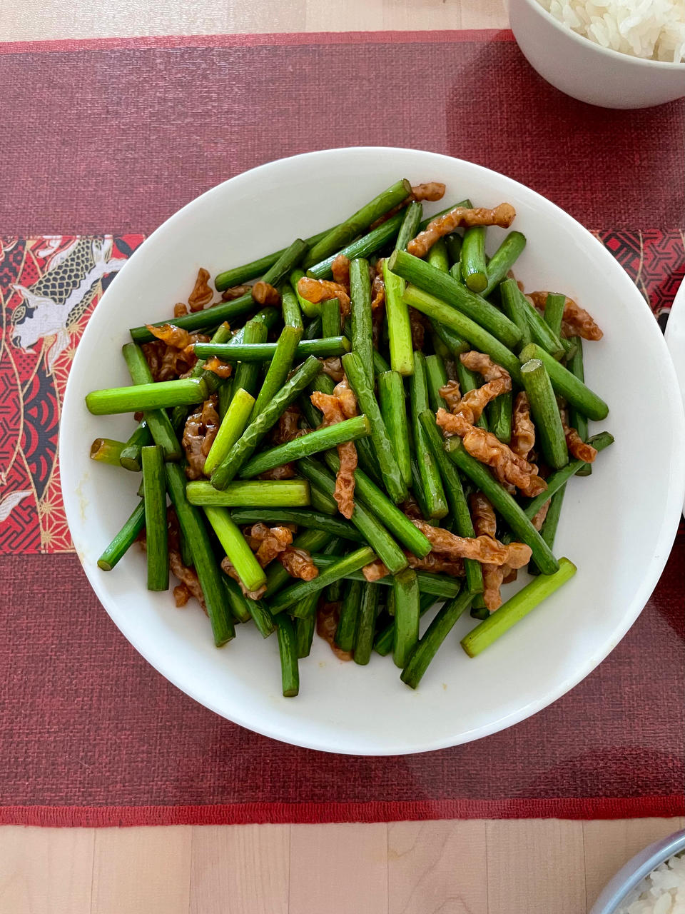 蒜薹炒肉