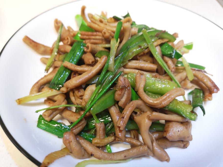 姜葱炒鹅肠