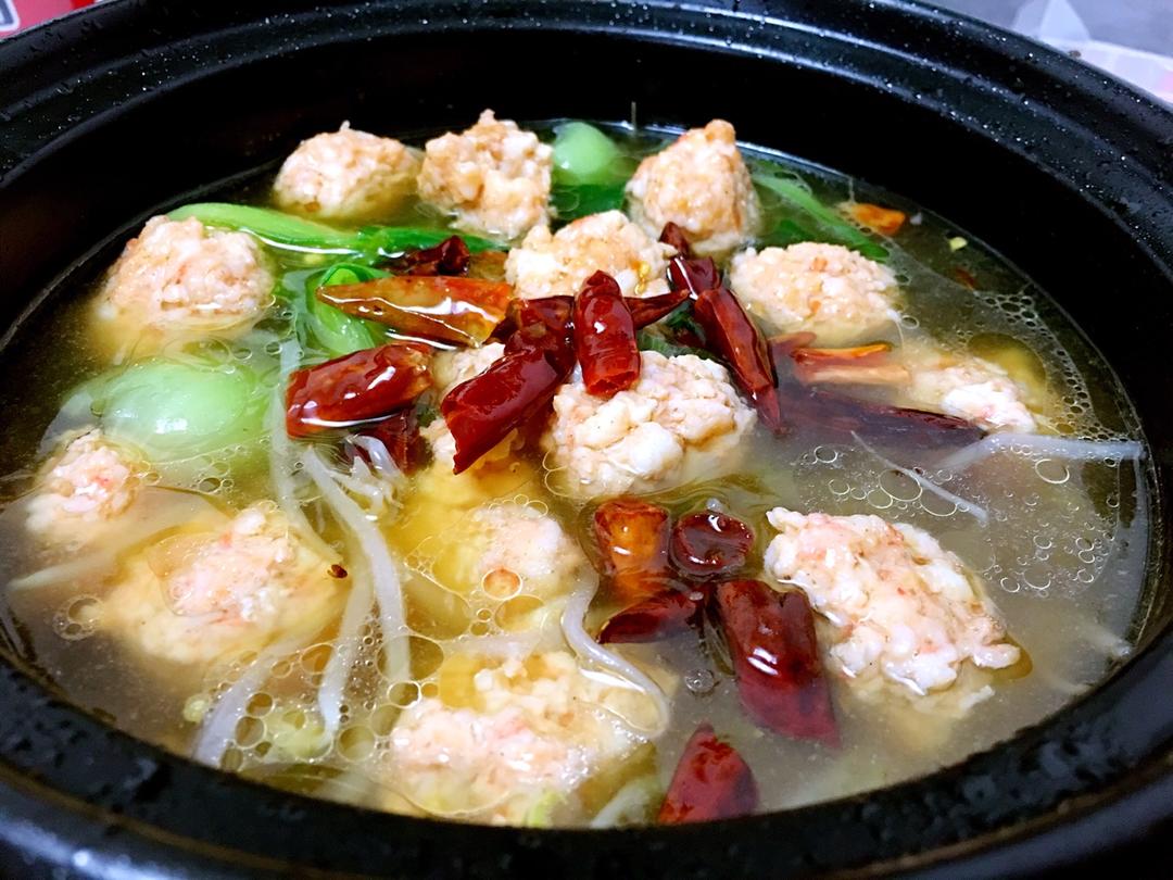【自制水煮虾滑】