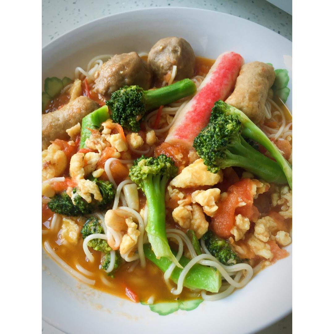 超级入味好吃的番茄鸡蛋面