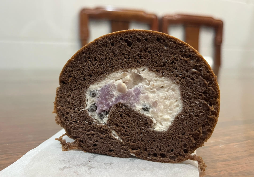 细腻柔软❗️卷不裂❗️巧克力蛋糕卷