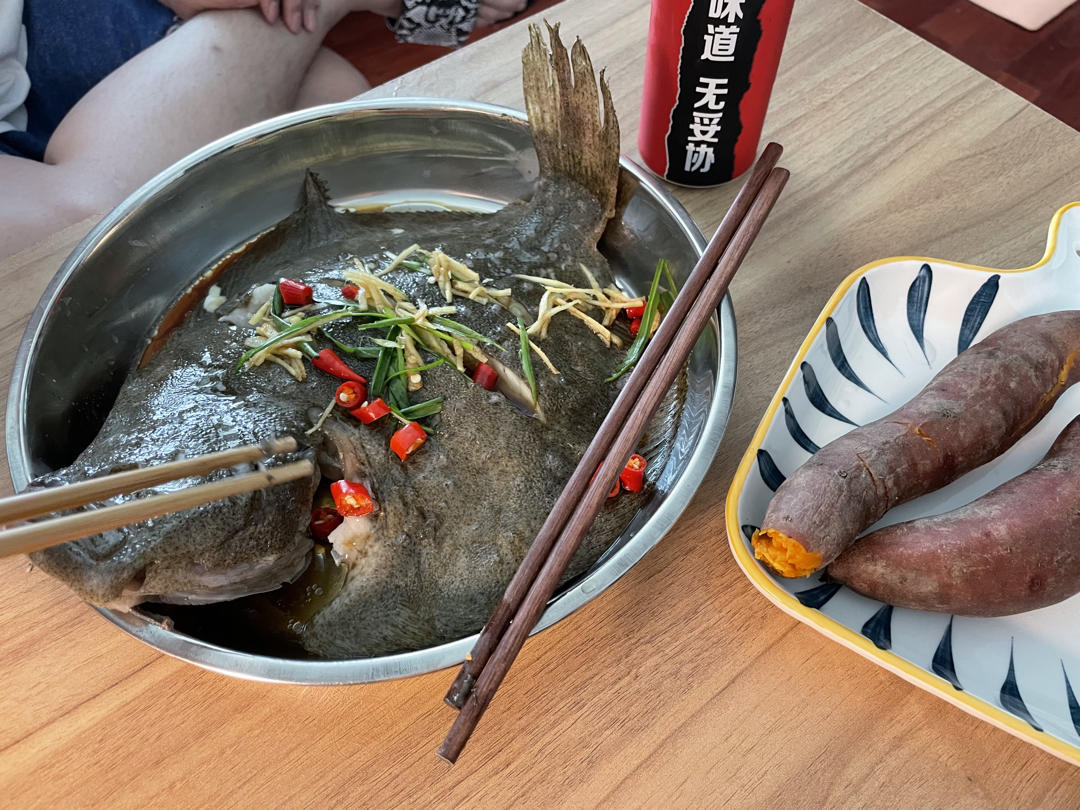 清蒸多宝鱼