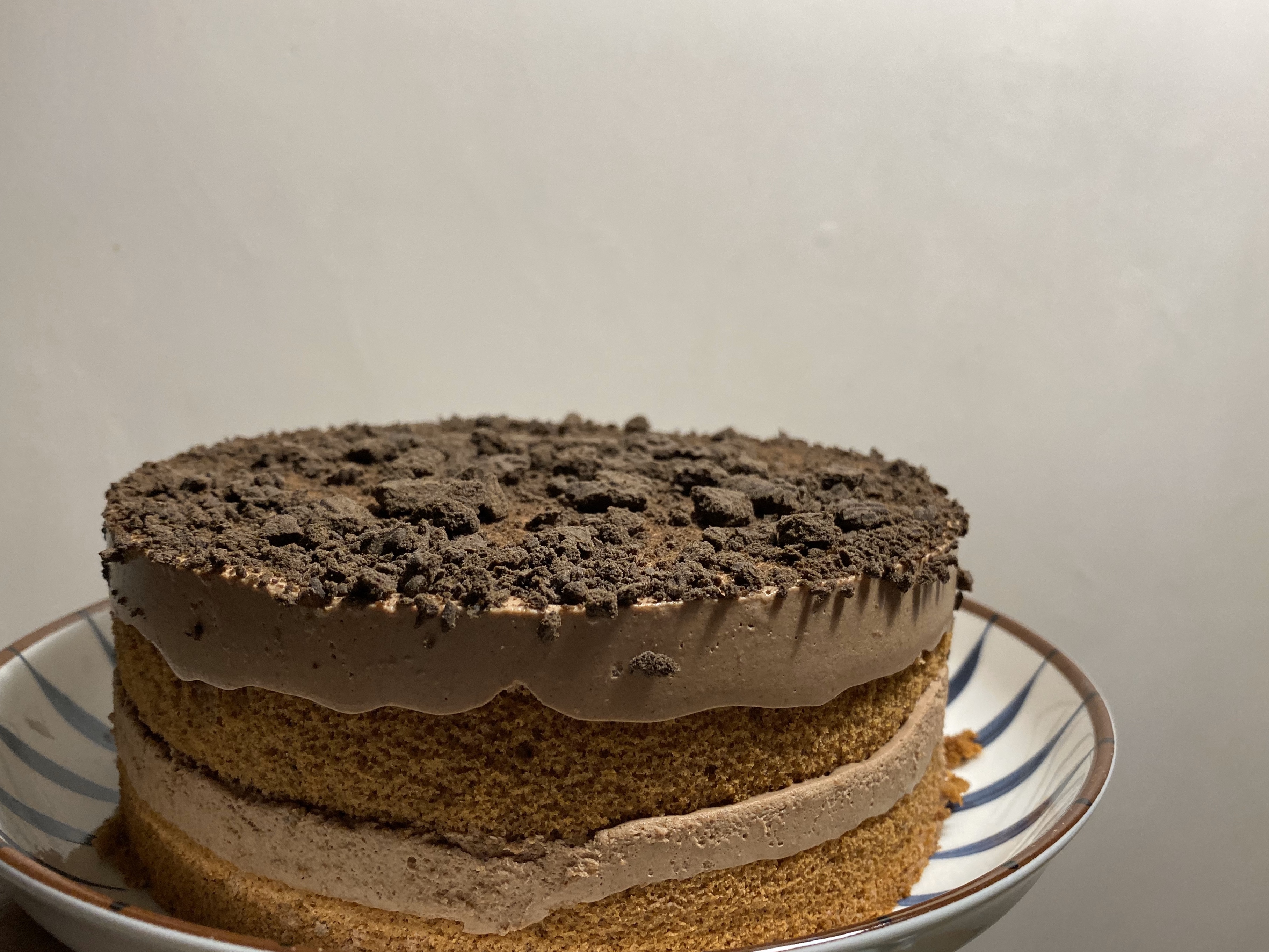 巧克力慕斯蛋糕（混合了部分提拉米苏的做法）的做法 步骤10