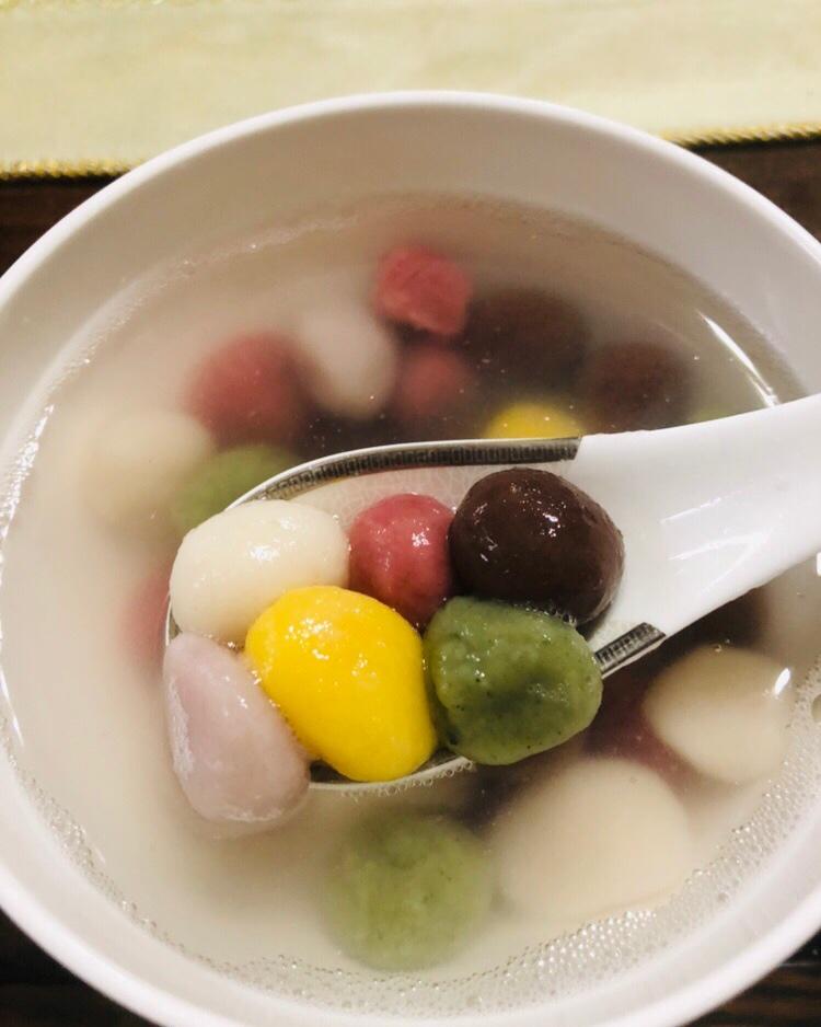 彩色汤圆-各种馅