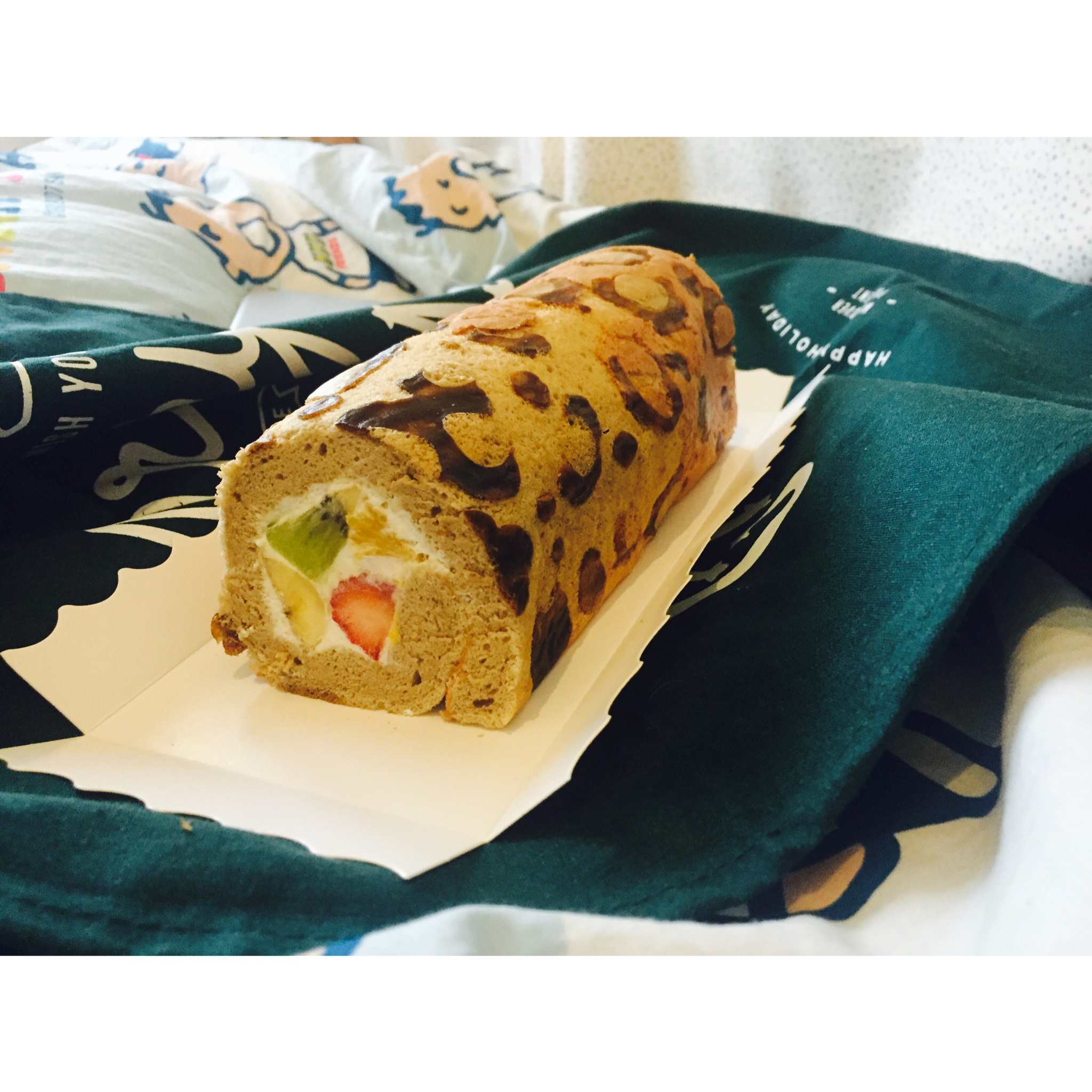 双色豹纹蛋糕卷
