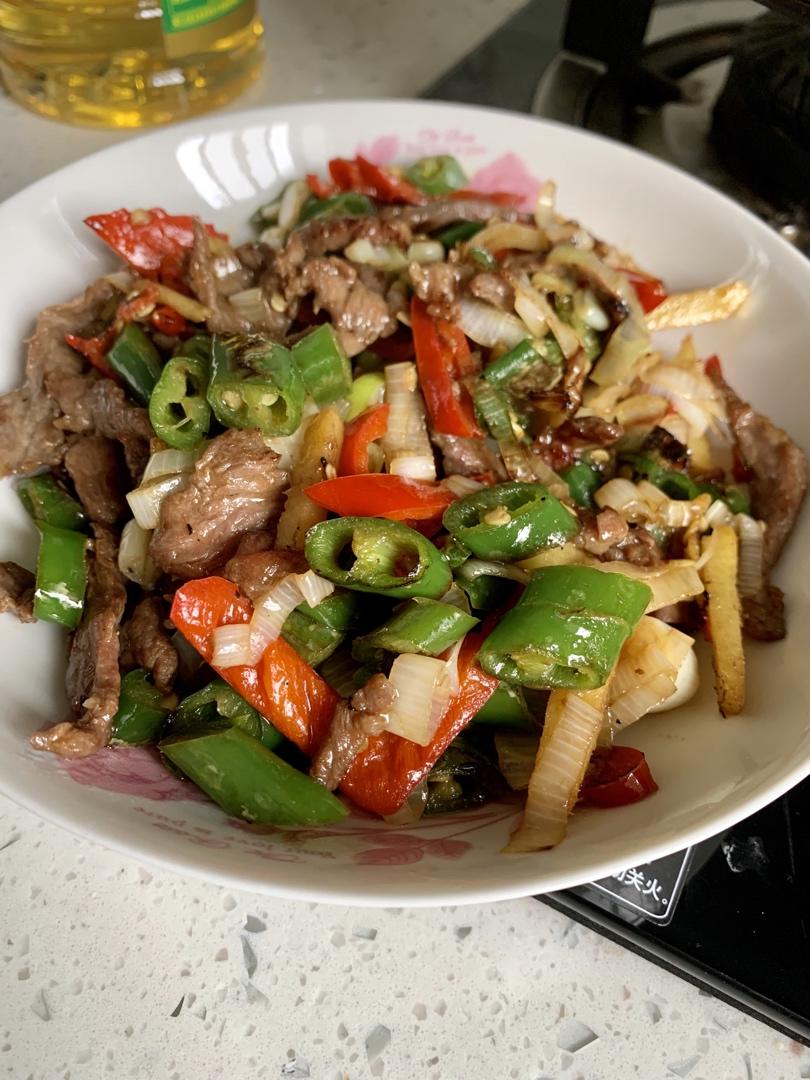 小炒牛肉丝