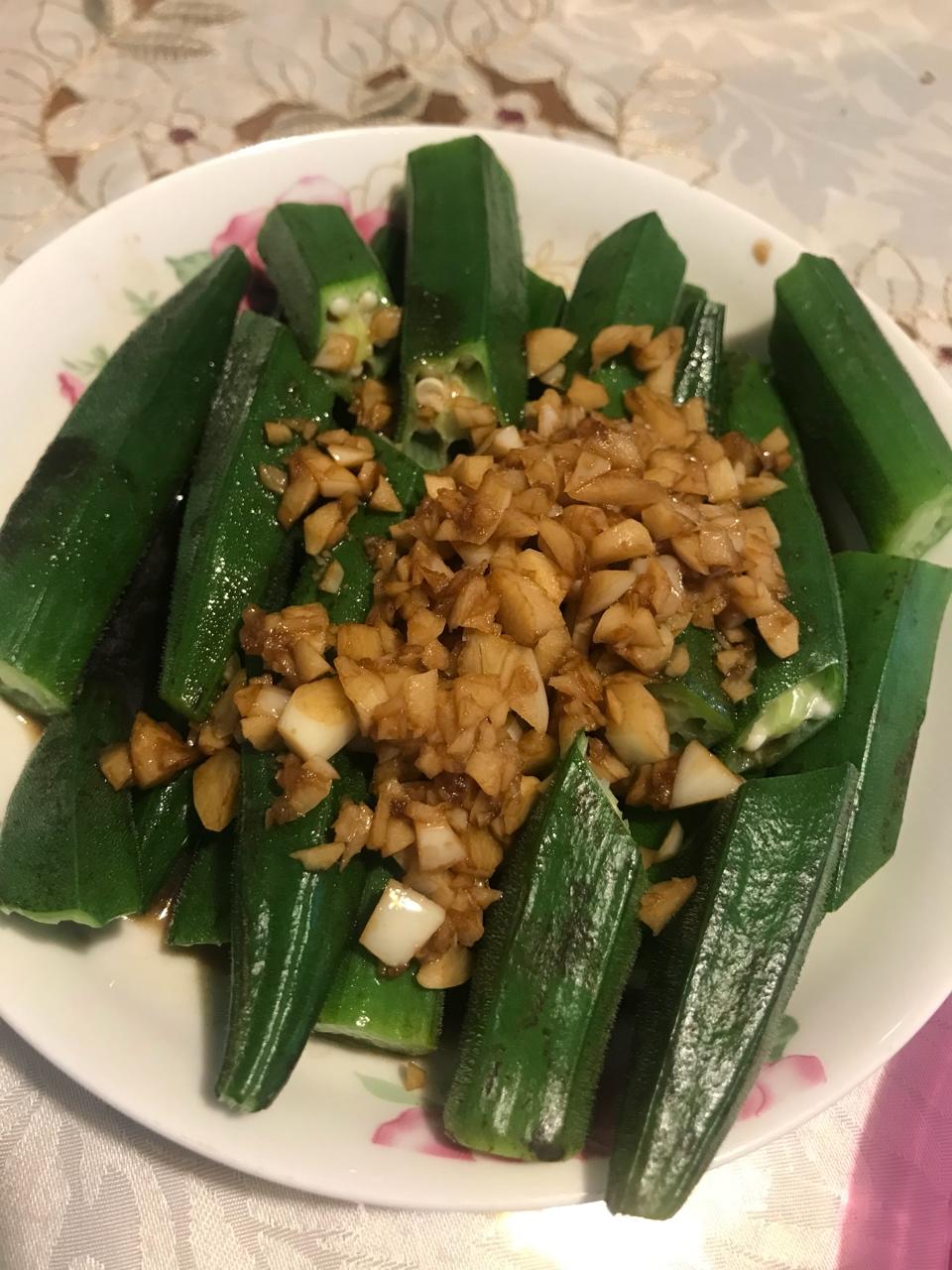 蒜蓉秋葵