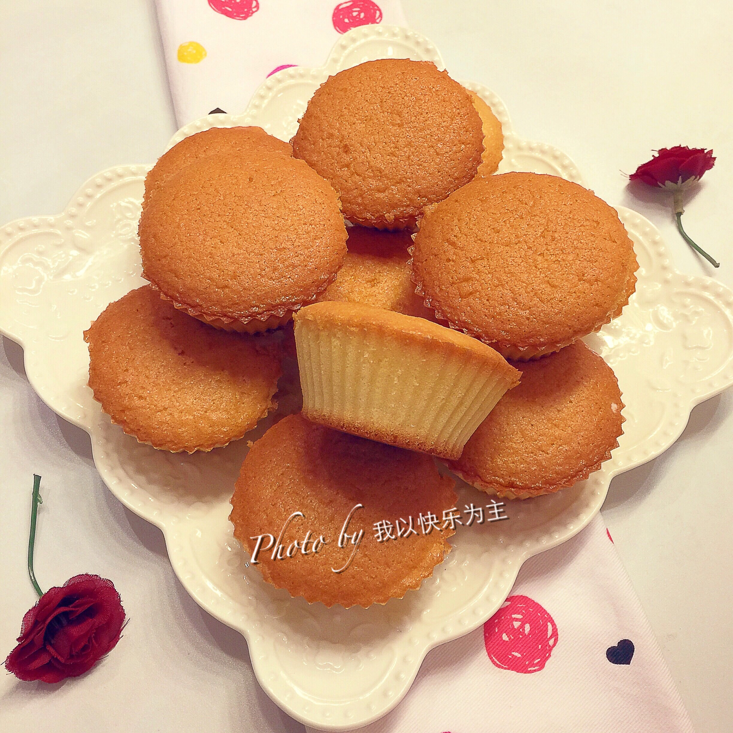 乐葵海绵杯子蛋糕