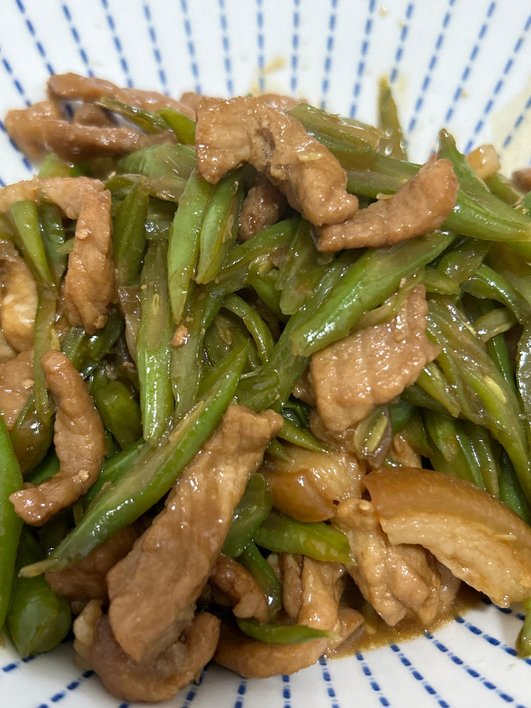 米饭杀手四季豆肉丝