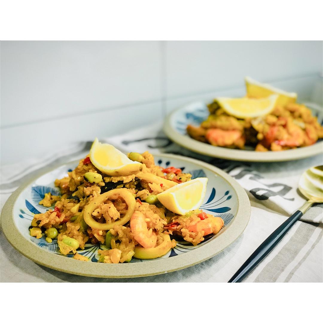 【曼食慢语】Seafood Paella 西班牙海鲜饭