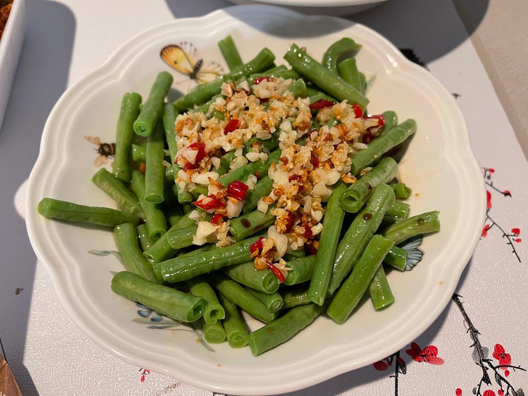 白灼豆角