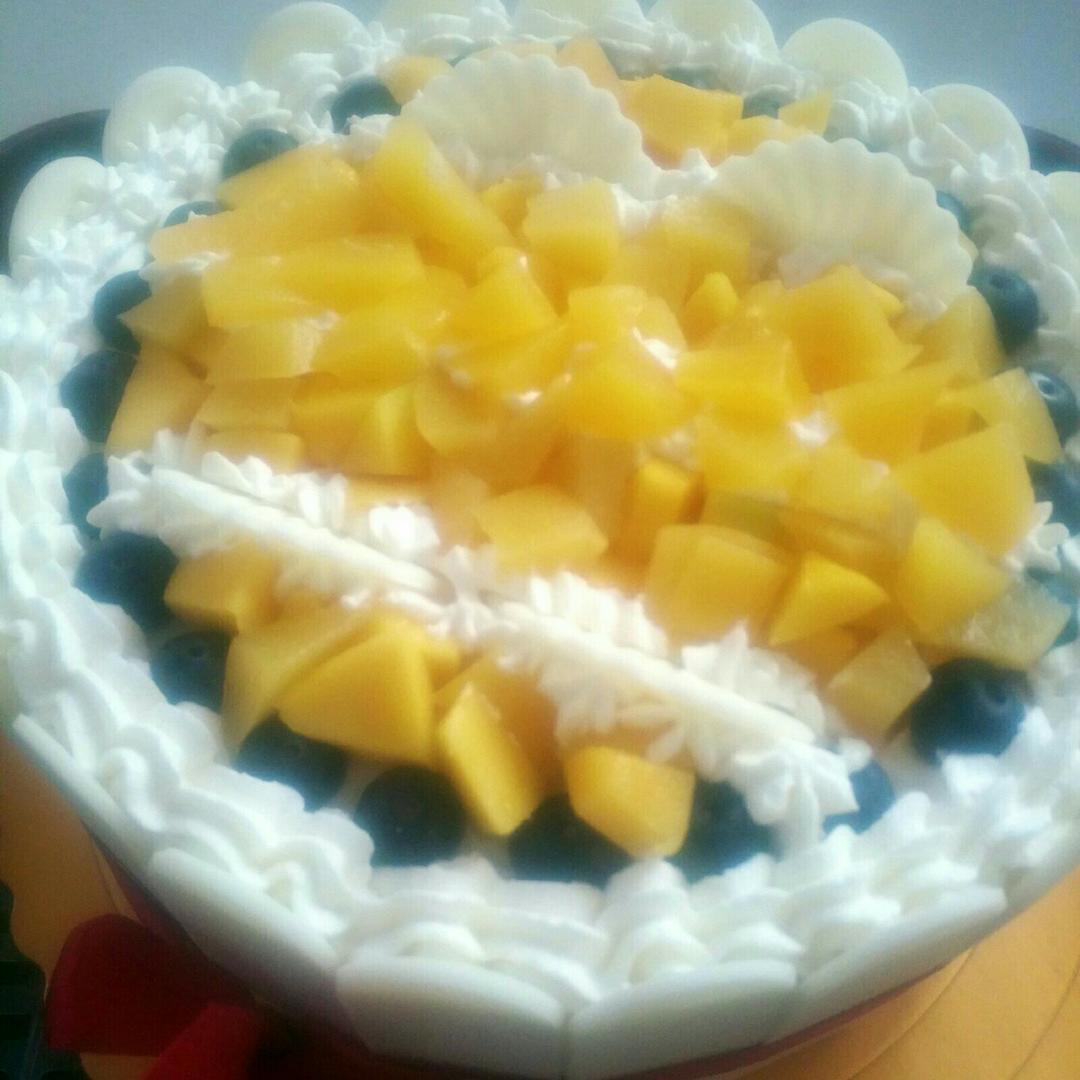 生日蛋糕教程【威化饼干围边】