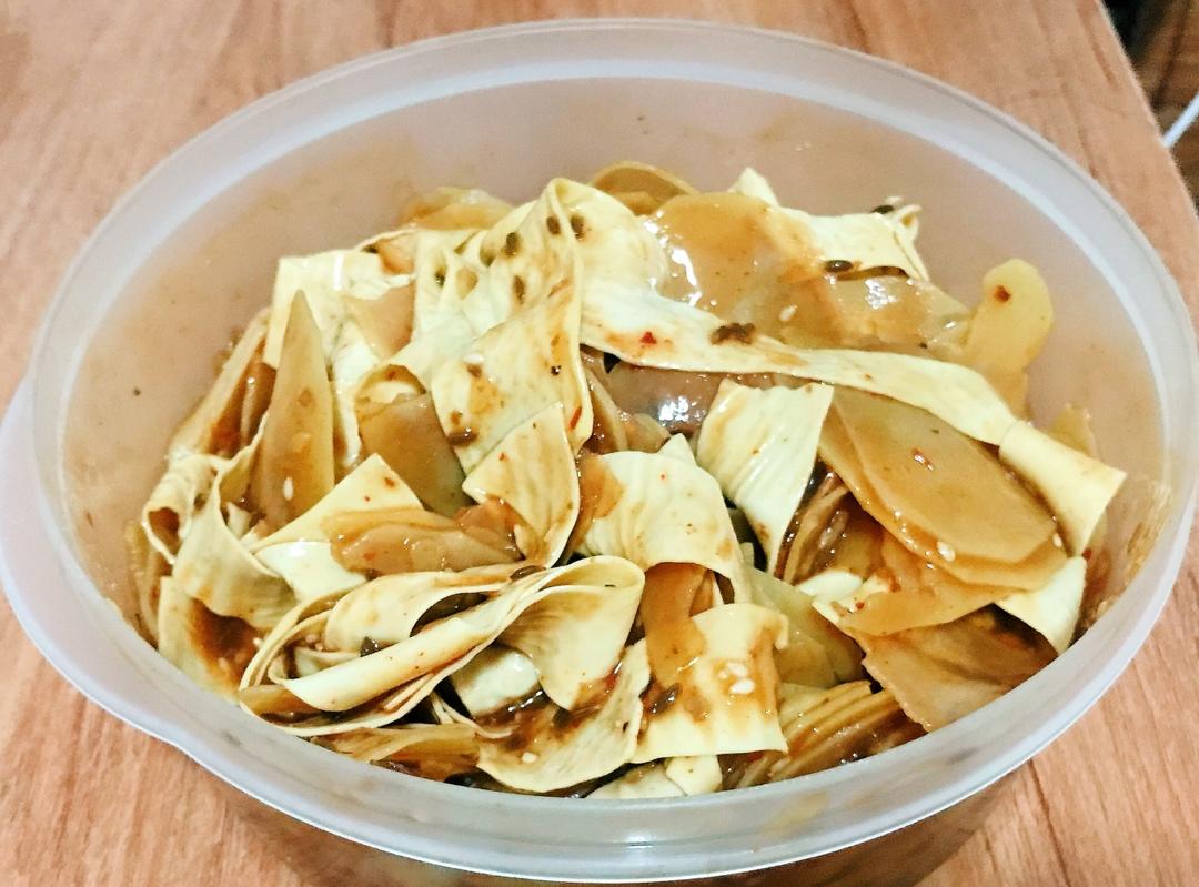 老式拌豆皮（小时候的味道）