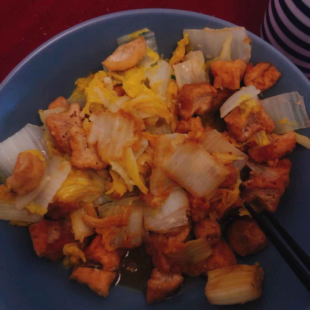 白菜炖豆腐