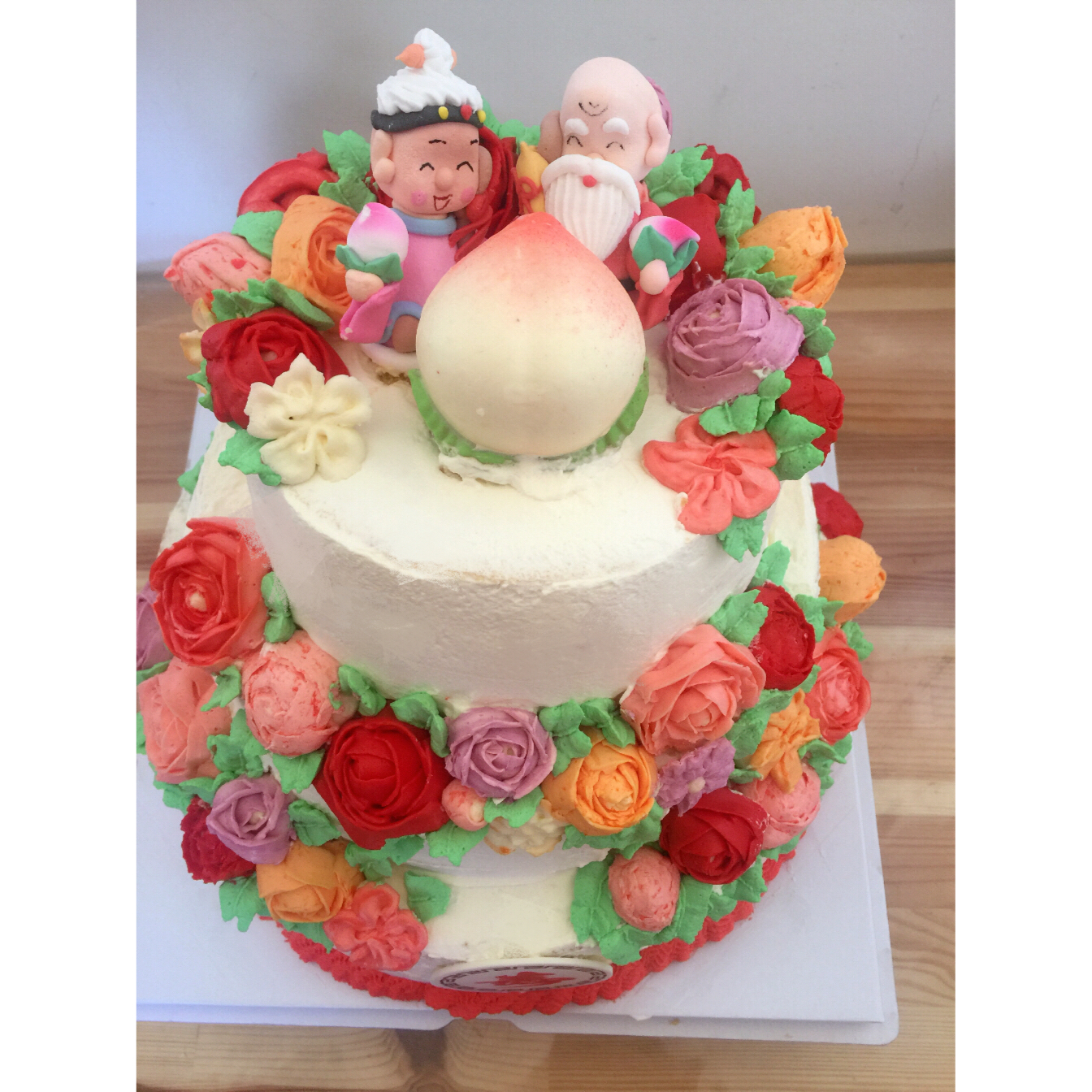 小麦子自创韩式裱花奶酪霜