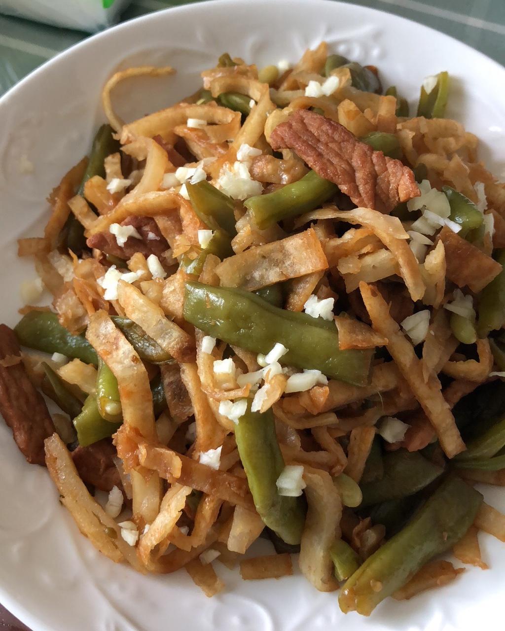 我叫山川做的豆角焖饼