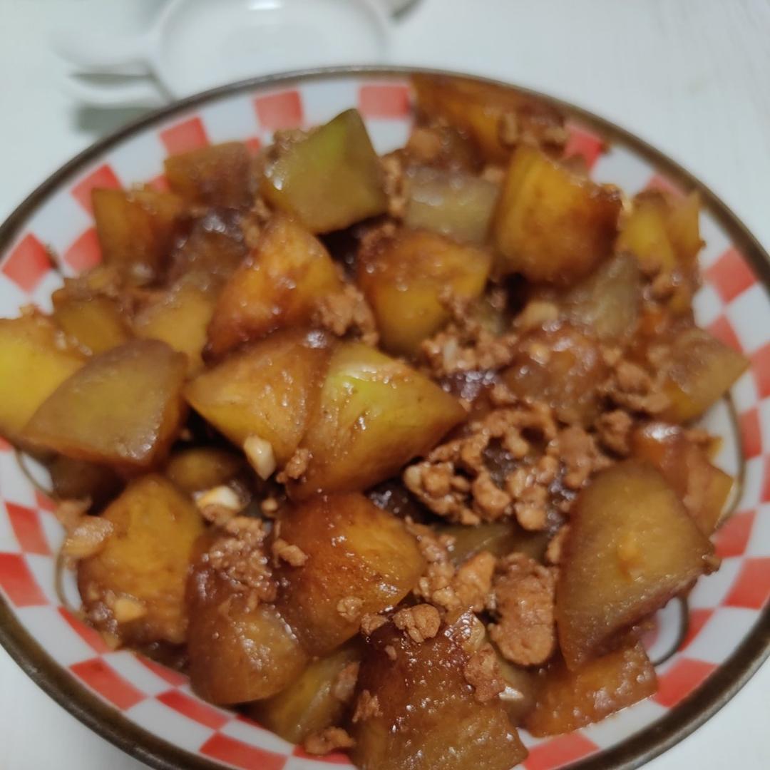 肉末炒冬瓜(超下饭)