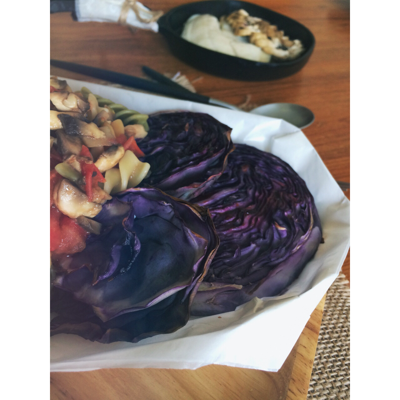 【健康三餐】香烤紫甘蓝