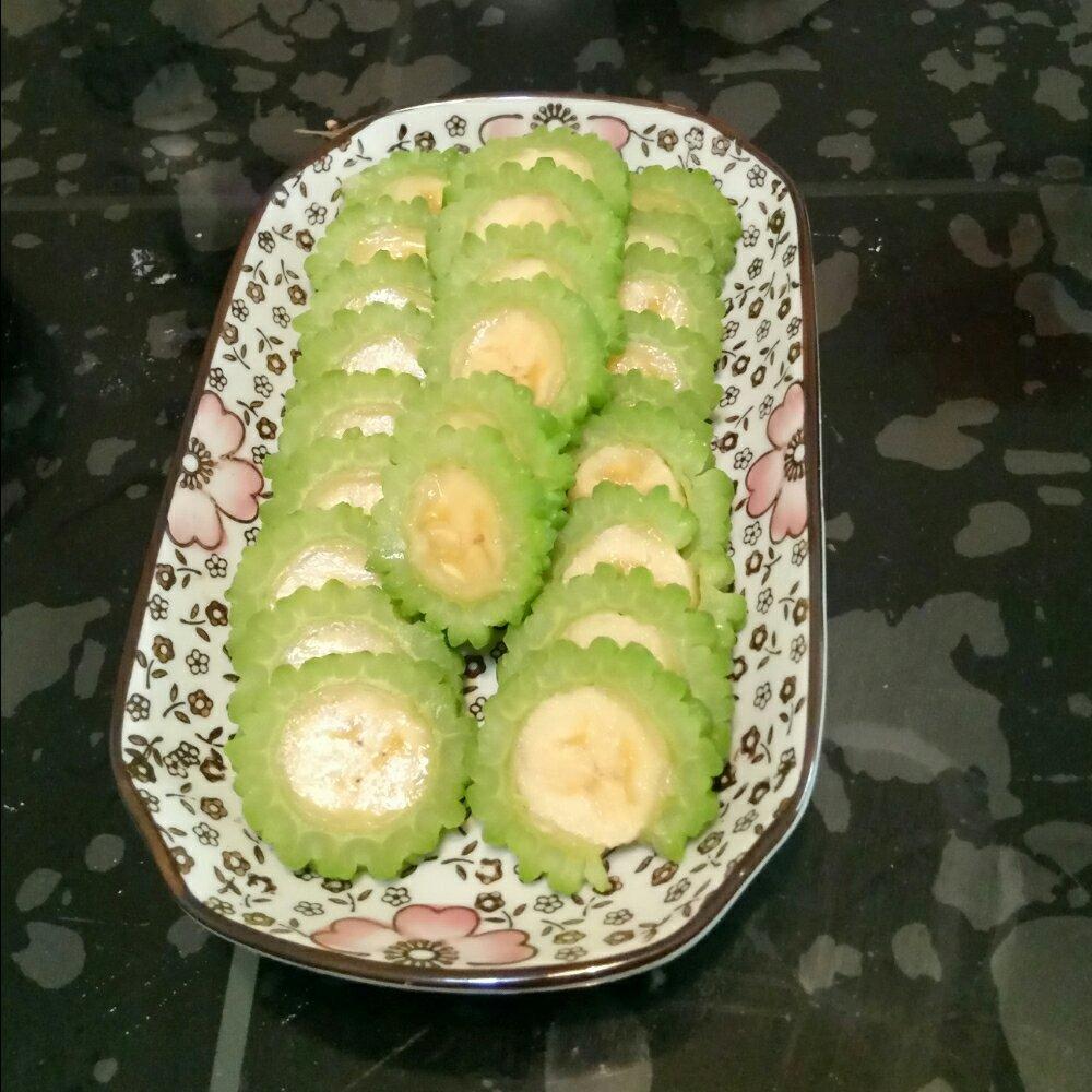 真的好吗做的苦瓜酿香蕉