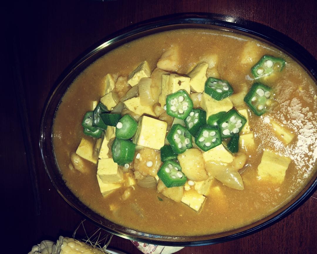 咖喱巴沙鱼豆腐煲