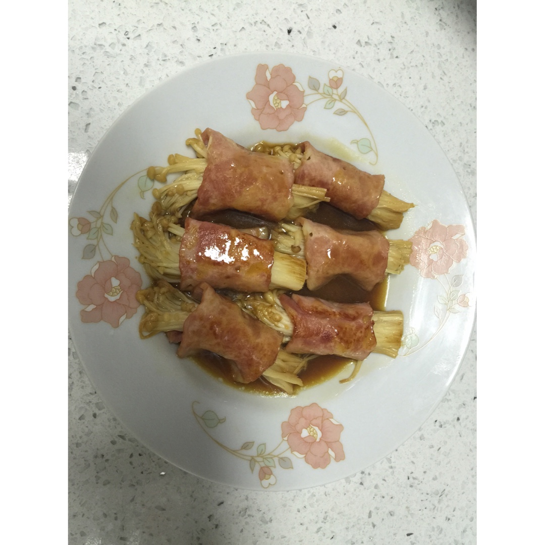 金针菇培根卷