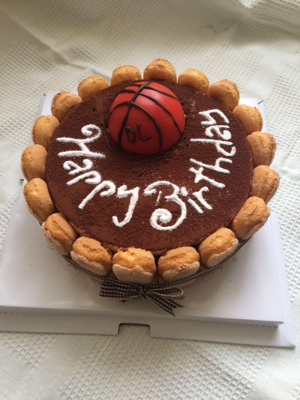 提拉米苏篮球蛋糕