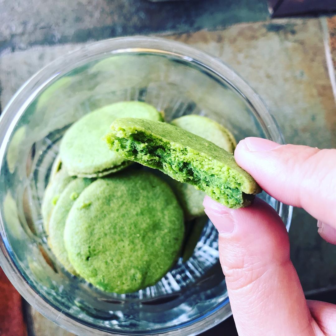 抹茶，白巧双味恋人饼干