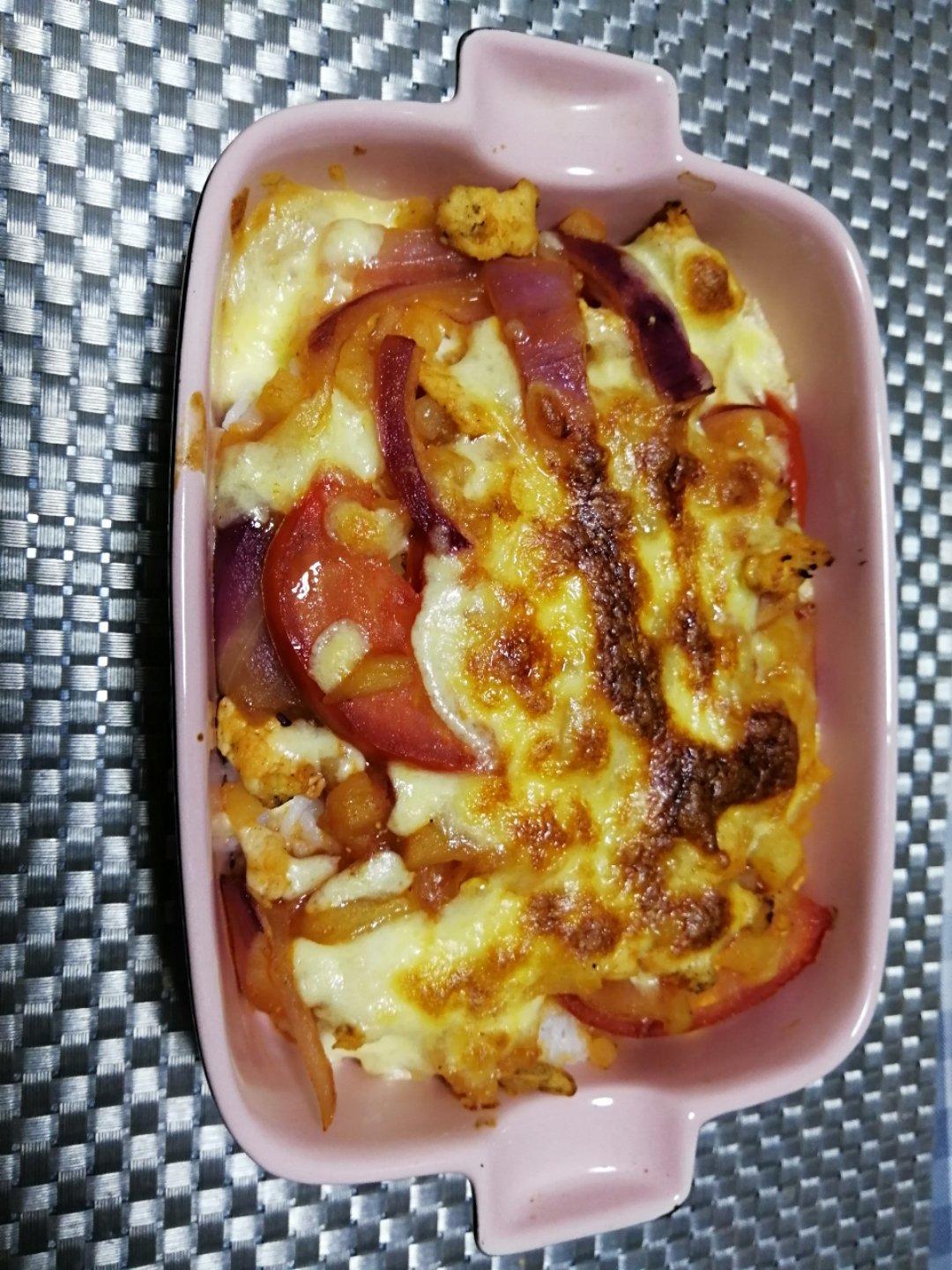番茄鸡肉浓情焗饭【两人份】