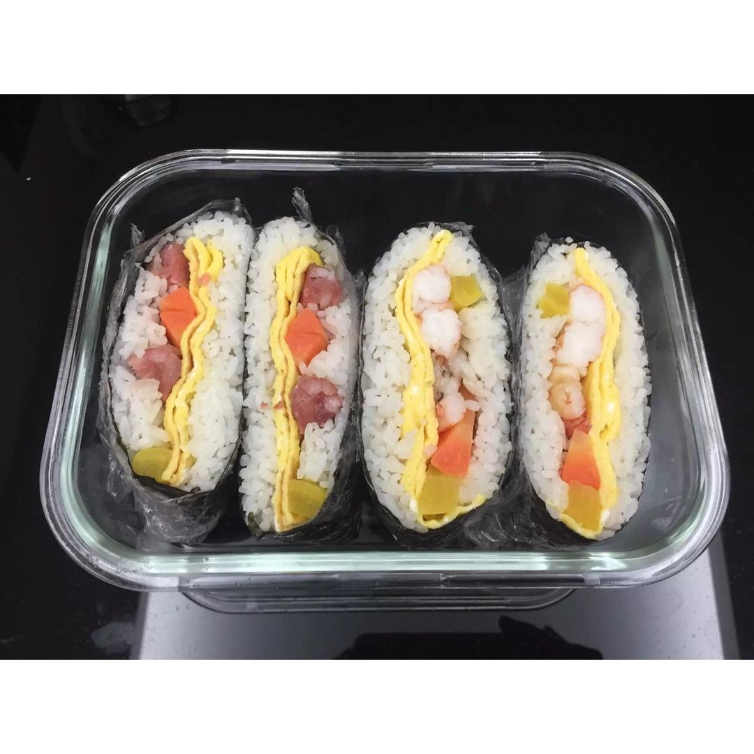 不用捏的饭团(おにぎらず)