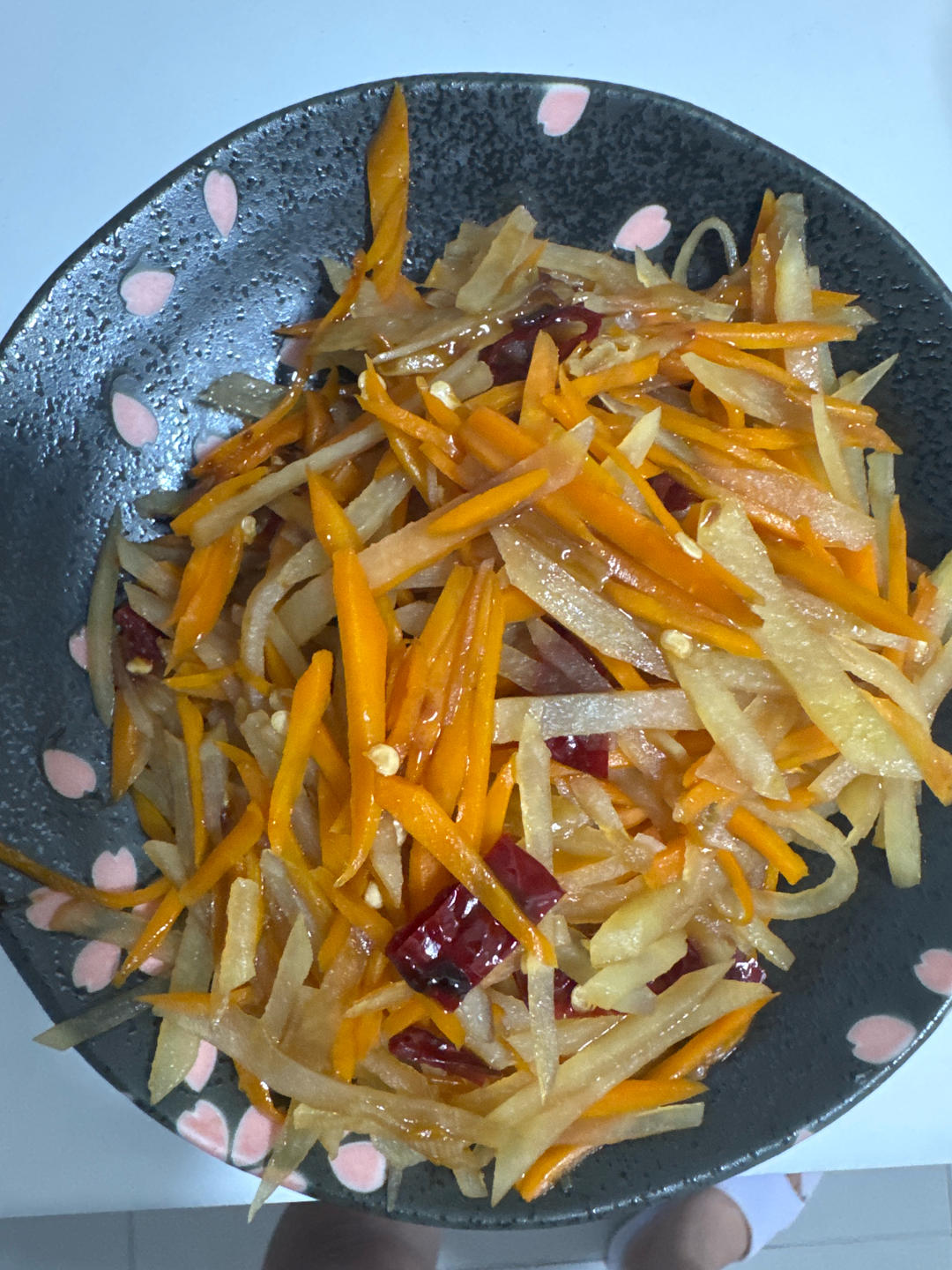 醋溜土豆胡萝卜丝