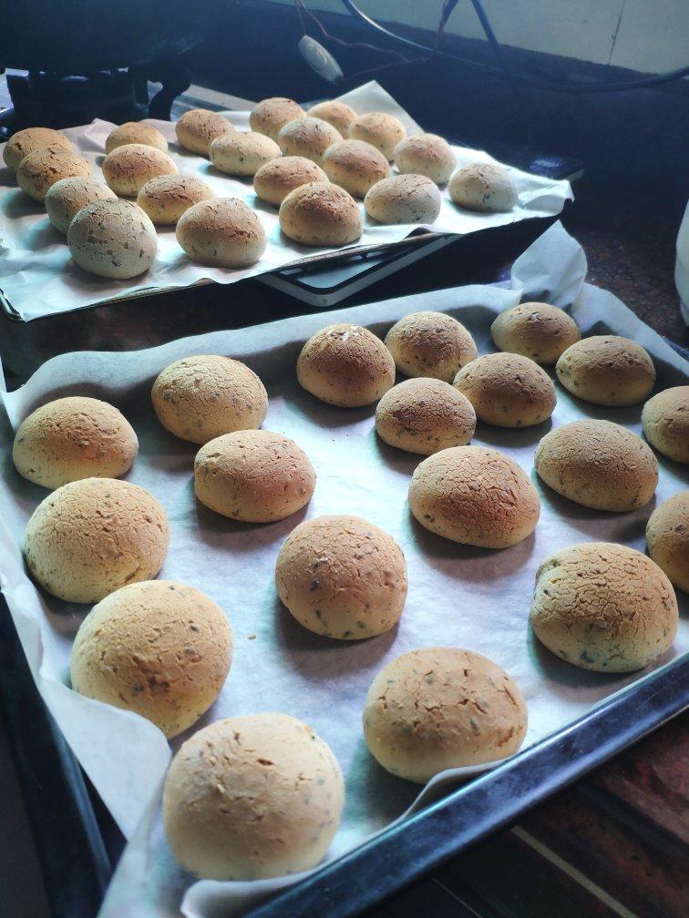 黑芝麻麻薯包（预拌粉版PK木薯粉版）