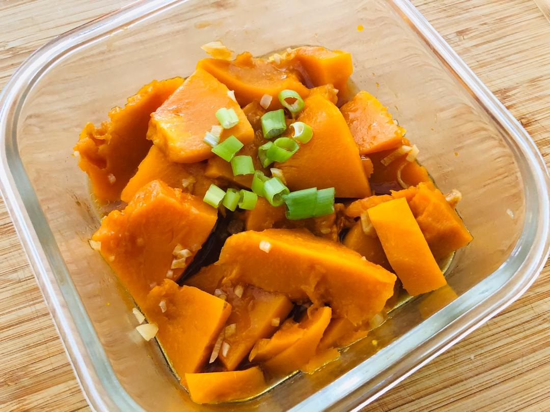 蚝油蒜蓉南瓜（微波炉）