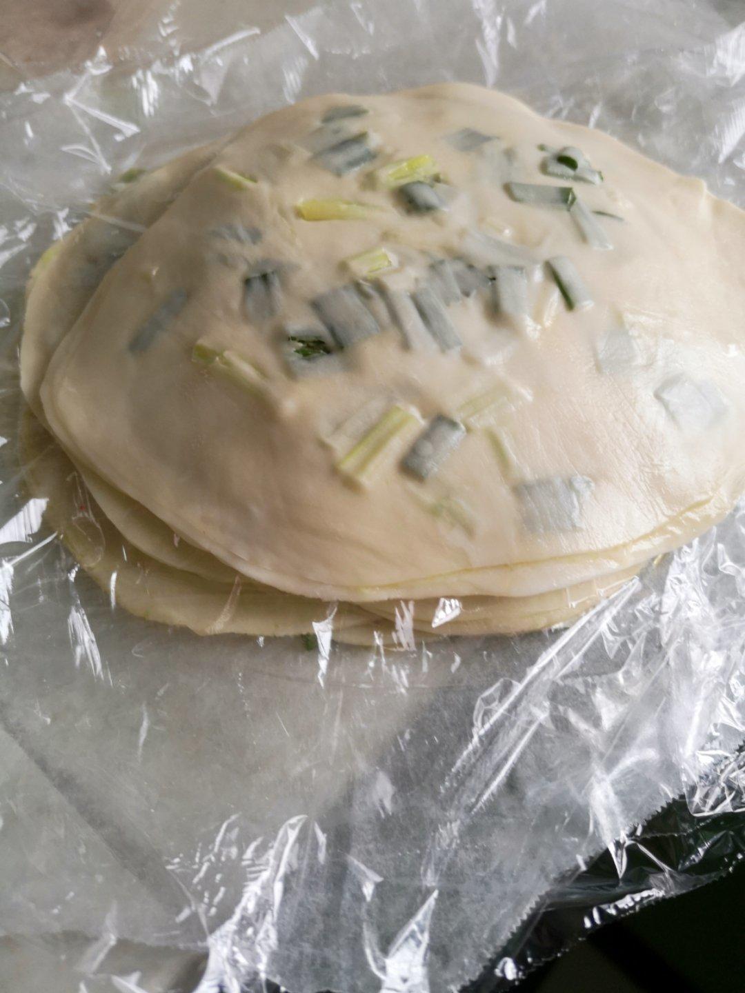 饺子皮版千层肉饼