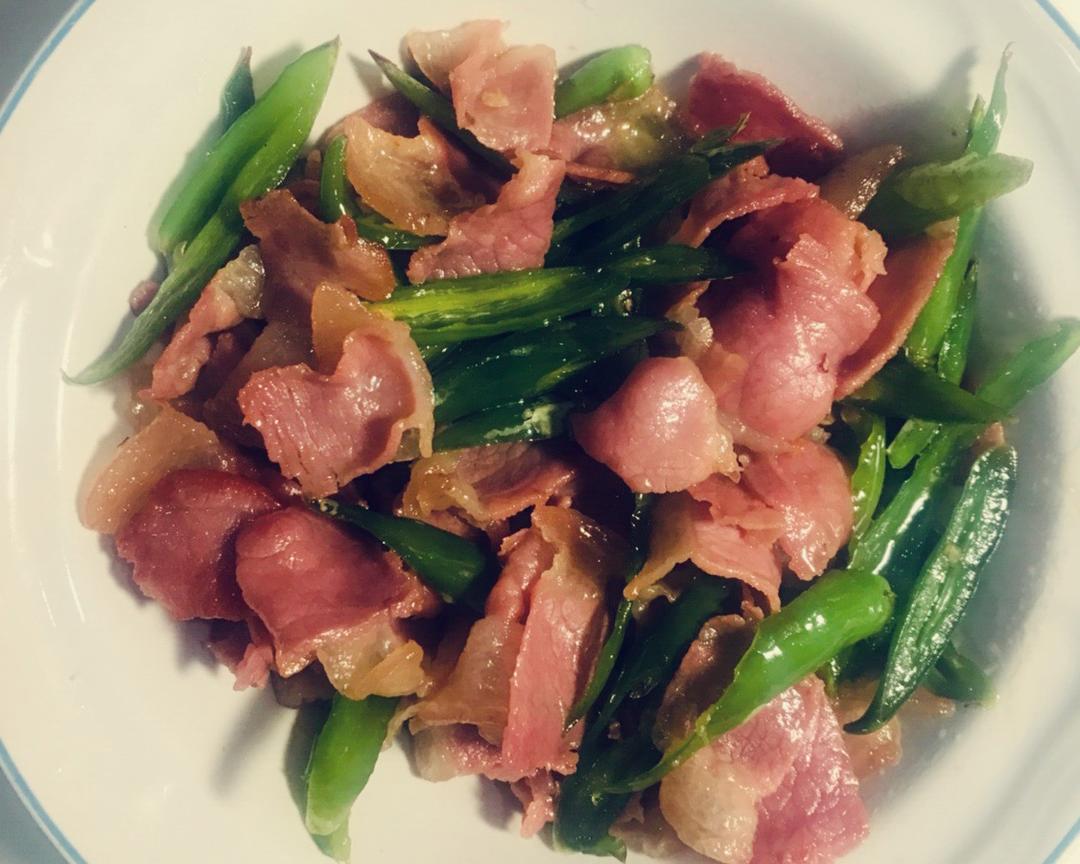 宣威火腿炒线椒