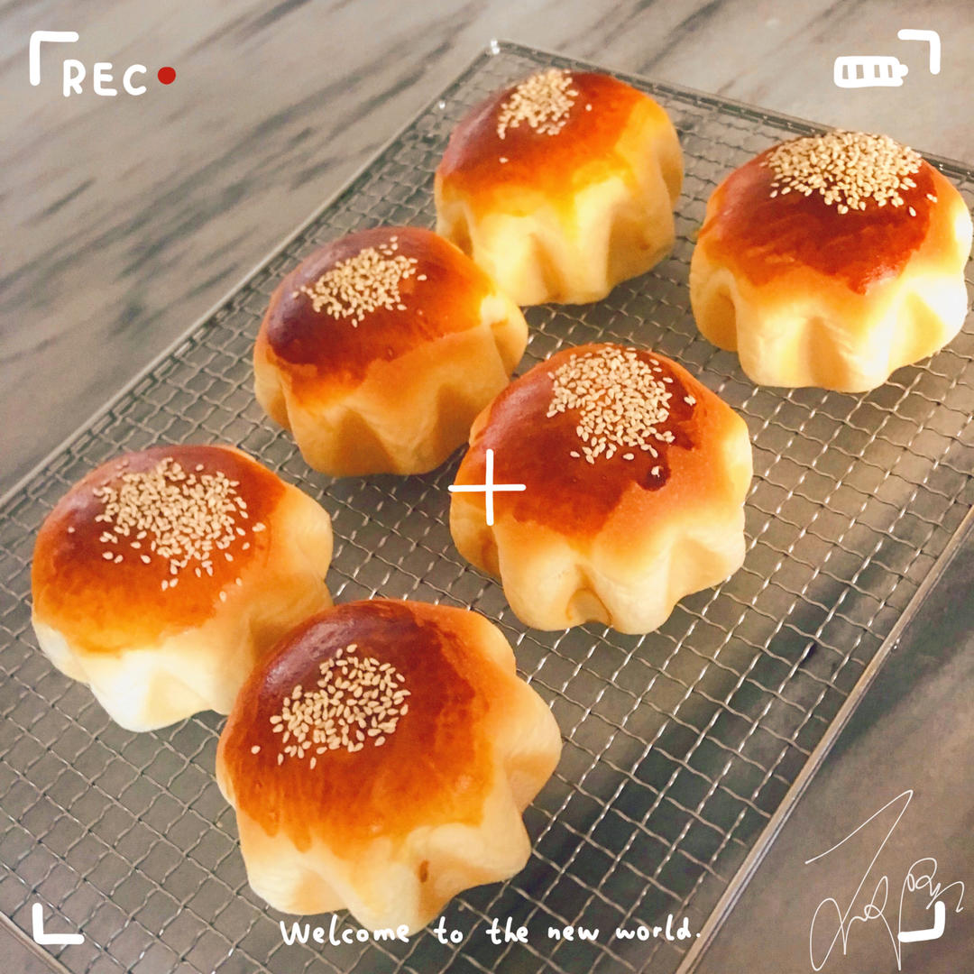 牛奶面包卷（直接法）