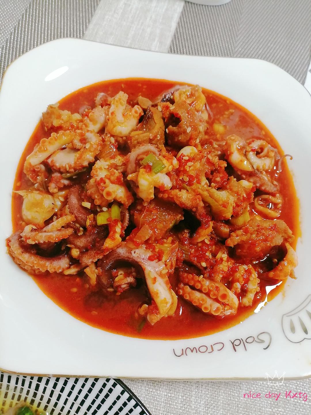 下饭神器【韩式辣炒章鱼】绝对能让你吃两碗饭