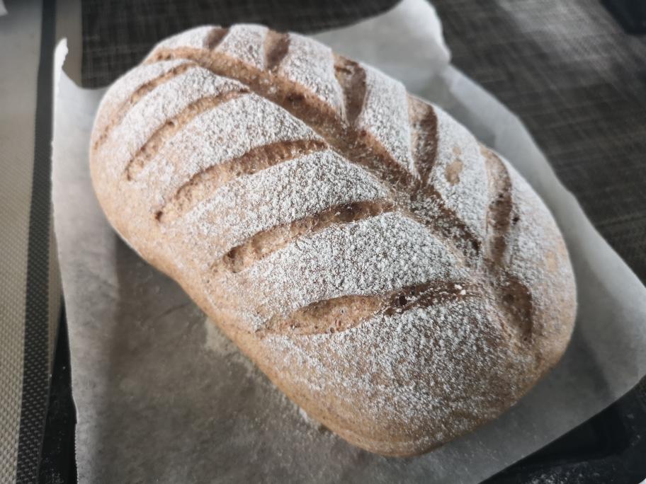 减脂版（低糖无油）黑麦欧包